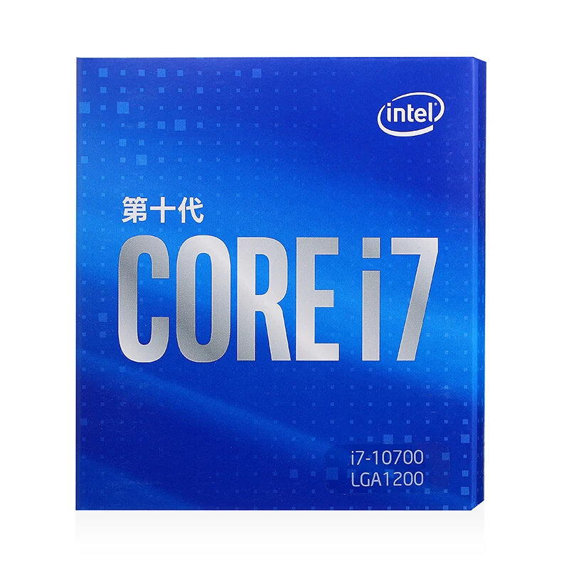 

Original Intel Core i7-10700 Processor 16M Cache Up to 4.80GHz 8-Cores 16-Threads 14nm TDP-65W LGA1200 i7 10700 Desktop CPU