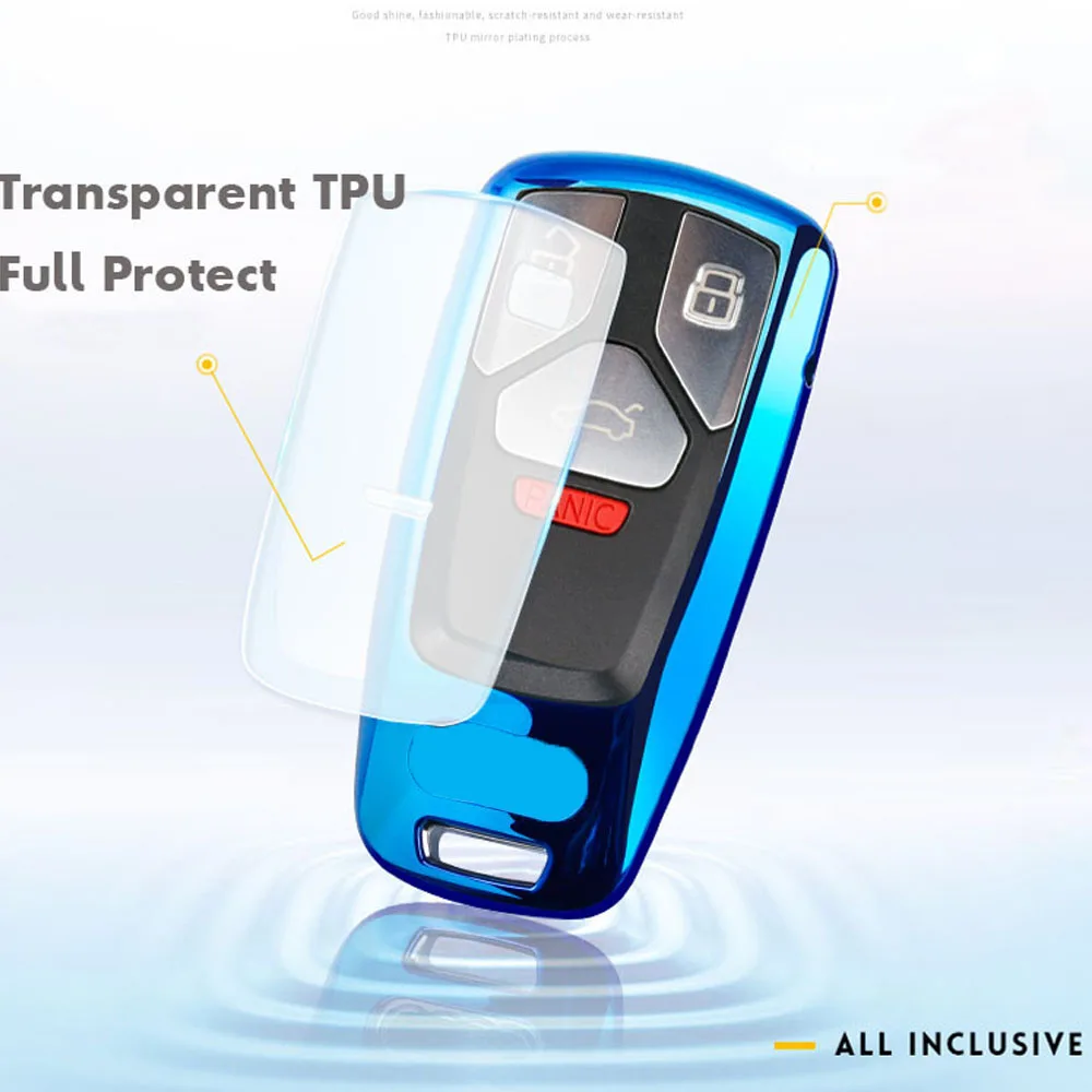 High Quality Car TPU Key Ring Case Holder Cover For Audi A4 Allroad B9 Q5 Q7 TT TTS 4M 8S 2016 2017 2018 Accessories
High Quality Car TPU Key Ring Case Holder Cover For Audi A4 Allroad B9 Q5 Q7 TT TTS 4M 8S 2016 2017 2018 Accessories
