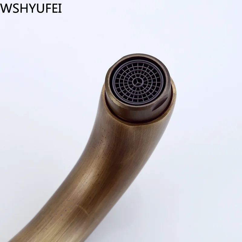 Antique faucet hot and cold water crane bronze brushed sink faucet household bathroom kitchen swan retro basin sink faucet
Antique faucet hot and cold water crane bronze brushed sink faucet household bathroom kitchen swan retro basin sink faucet