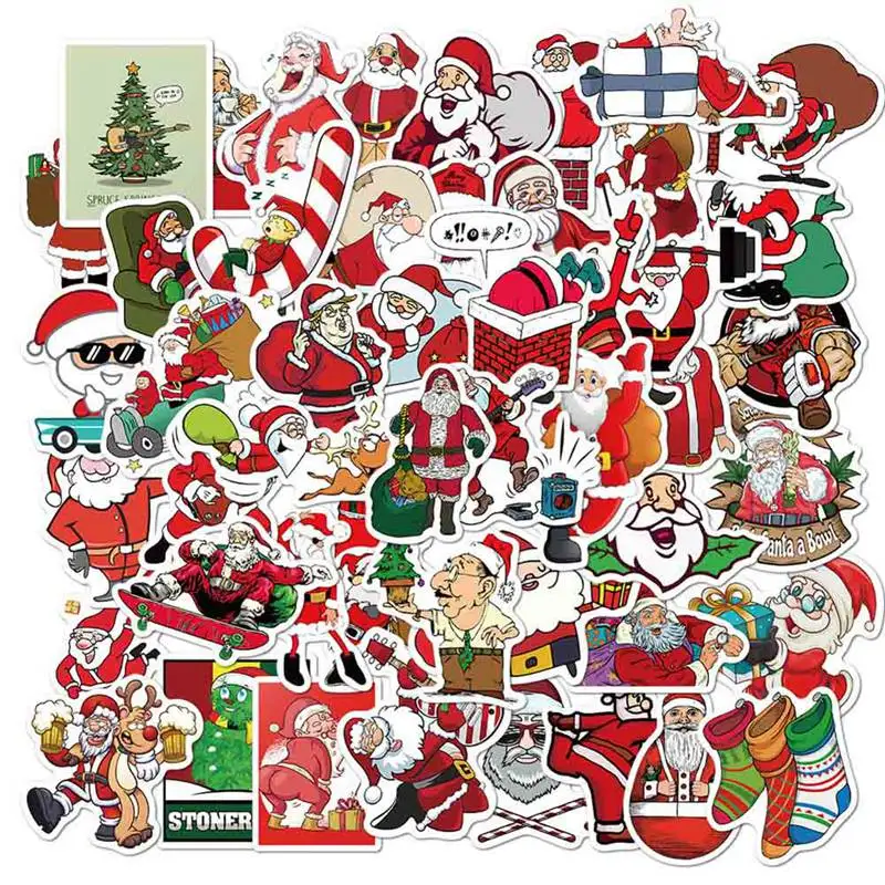 50 PCS Merry Christmas Stickers Gifts For Kids Santa Claus Decal Xmas Tree Cute Sticker Decor Scrapbook Laptop Skateboard Guitar
50 PCS Merry Christmas Stickers Gifts For Kids Santa Claus Decal Xmas Tree Cute Sticker Decor Scrapbook Laptop Skateboard Guitar