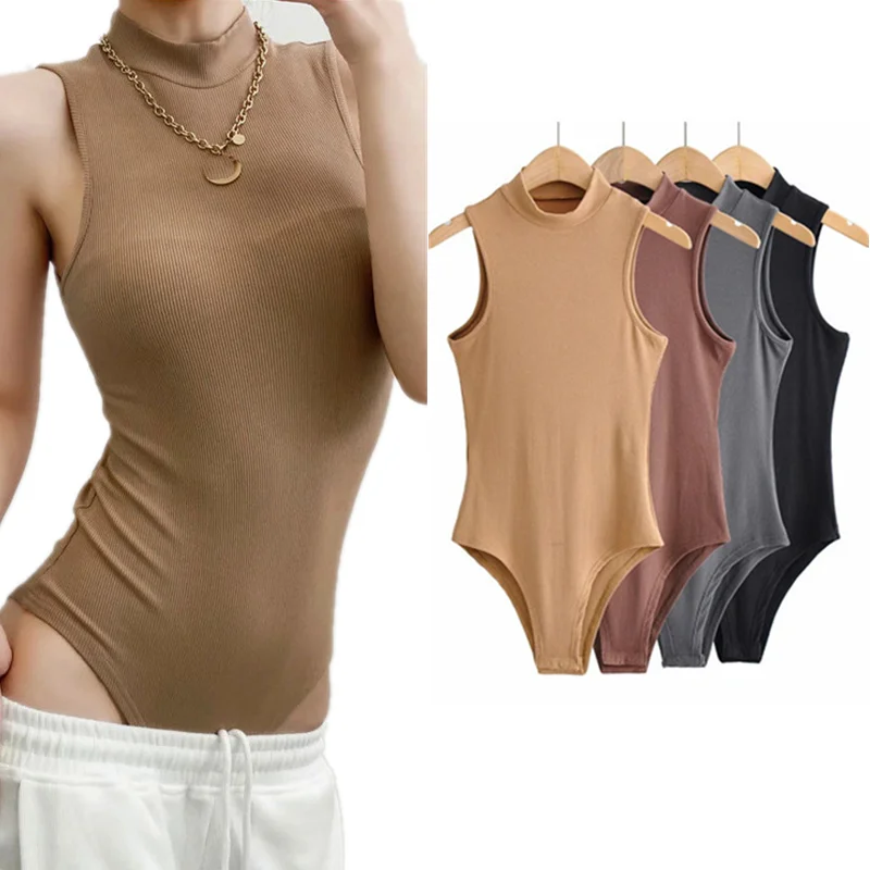 Temperament Small High-necked Design Sleeveless One-piece Autumn New Women's Casual Simple Solid Color Vest Top Women Clothing
Temperament Small High-necked Design Sleeveless One-piece Autumn New Women's Casual Simple Solid Color Vest Top Women Clothing