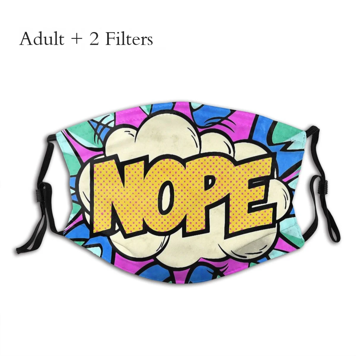 Nope Unisex Mask Roy Lichtenstein Pop Art Comics Fabric Dustproof Individuality Big Sale Cover With Filters
Nope Unisex Mask Roy Lichtenstein Pop Art Comics Fabric Dustproof Individuality Big Sale Cover With Filters