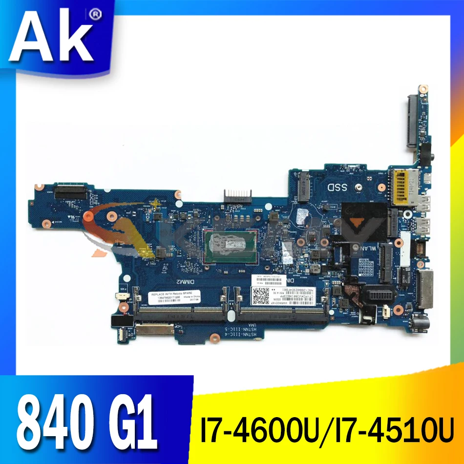 Akemy For HP 840 G1 6050A2560201-MB-A02 730810-601 730810-001 Laptop Motherboard i7-4600U/i7-4510U Test Ok Fast Ship
Akemy For HP 840 G1 6050A2560201-MB-A02 730810-601 730810-001 Laptop Motherboard i7-4600U/i7-4510U Test Ok Fast Ship