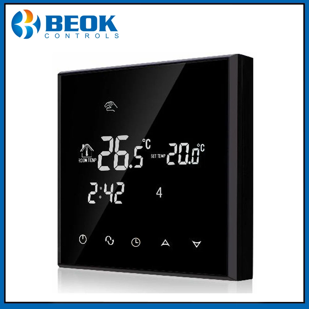 Beok 3 Designs Electric Heating Thermostat for Underfloor Heating System AC200-240V Weekly Programmable Thermoregulator
Beok 3 Designs Electric Heating Thermostat for Underfloor Heating System AC200-240V Weekly Programmable Thermoregulator