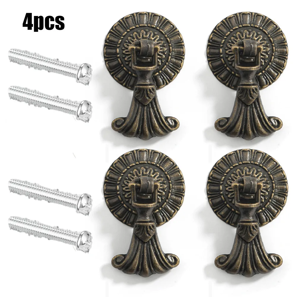 4pcs Vintage Single Hole Drop Door Handle Retro Cabinet Knob Cupboard Wardrobe Pull Furniture For Chest Of Drawers Hardware
4pcs Vintage Single Hole Drop Door Handle Retro Cabinet Knob Cupboard Wardrobe Pull Furniture For Chest Of Drawers Hardware