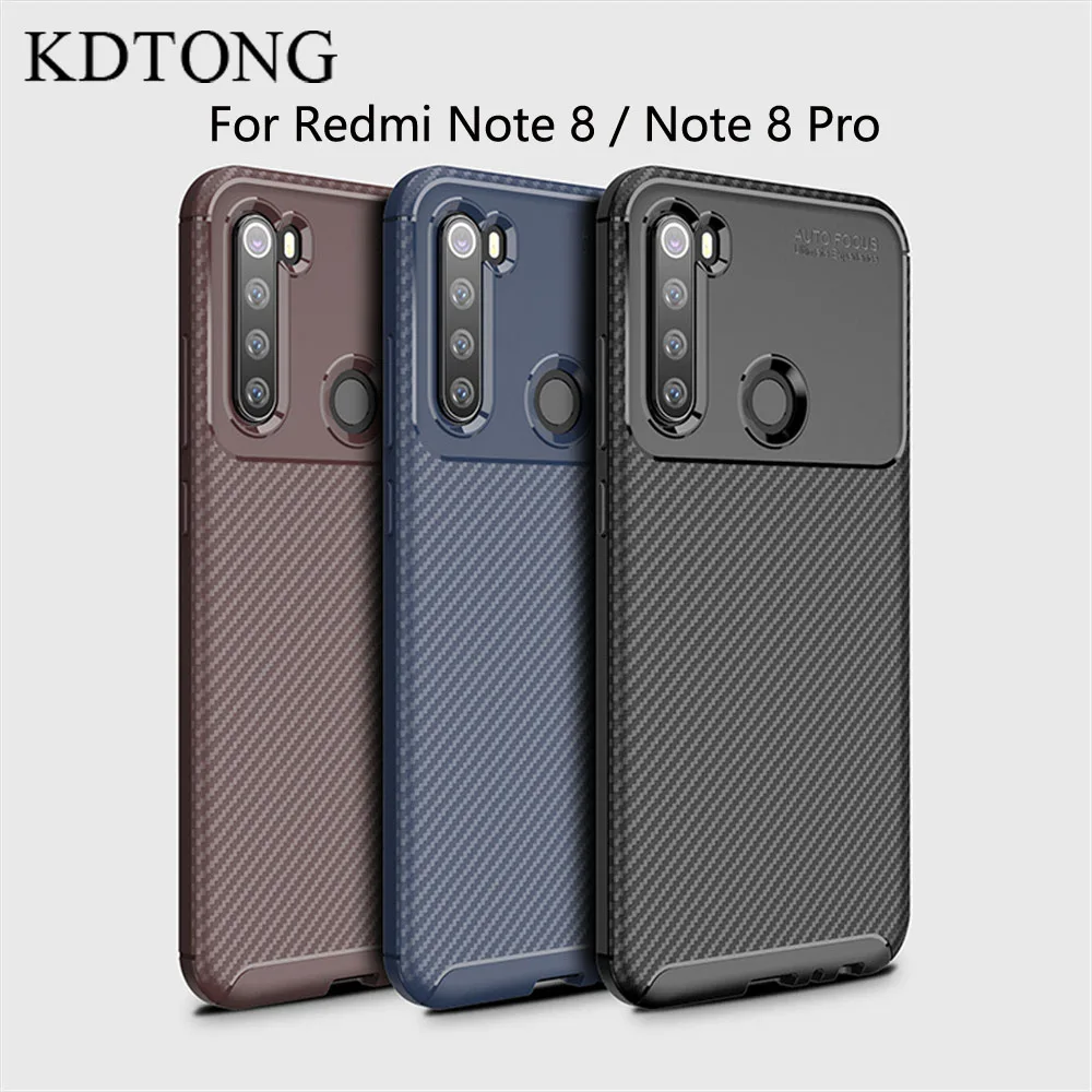 Чехол для телефона Coque Xiaomi Redmi Note 8 Мягкий Силиконовый противоударный чехол люкс