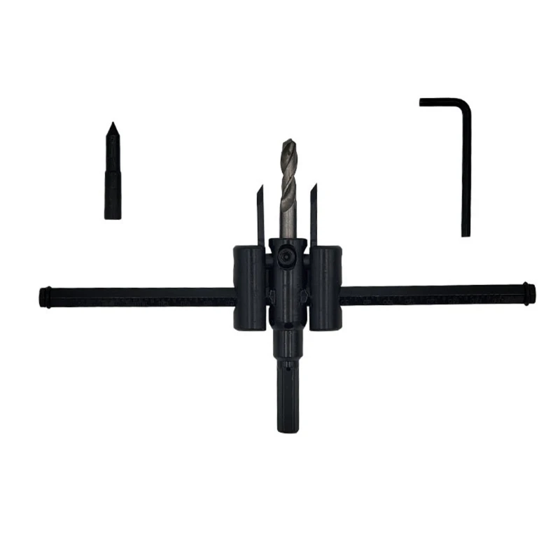 Cordless Drilling Tool Adjustable Hole Saw Circle Cutter Drill Bit Tool Alloy Steel 30mm-120mm Carpentry Hole Opener
Cordless Drilling Tool Adjustable Hole Saw Circle Cutter Drill Bit Tool Alloy Steel 30mm-120mm Carpentry Hole Opener
