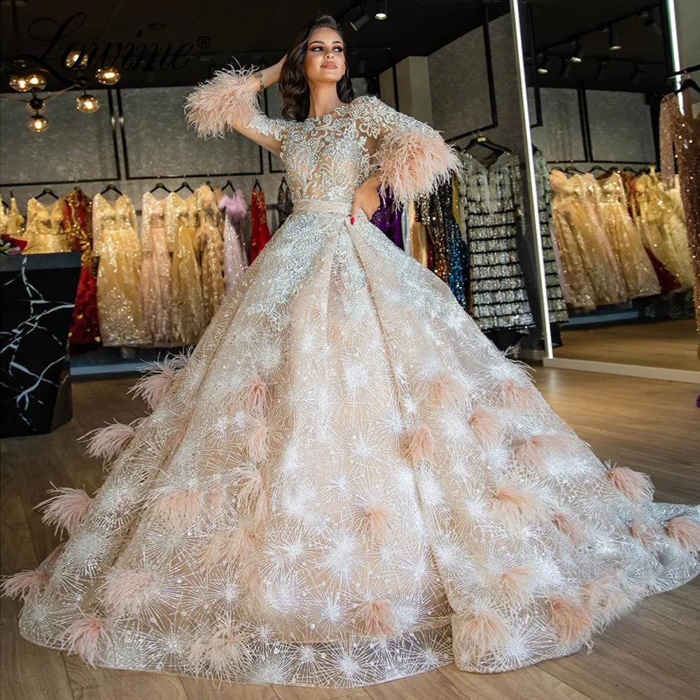 Luxurious Diamond Beading Arabic Dubai Evening Dresses Formal Long Sleeves Feather Evening Gowns 2020 Glitter Prom Party Dress
Luxurious Diamond Beading Arabic Dubai Evening Dresses Formal Long Sleeves Feather Evening Gowns 2020 Glitter Prom Party Dress