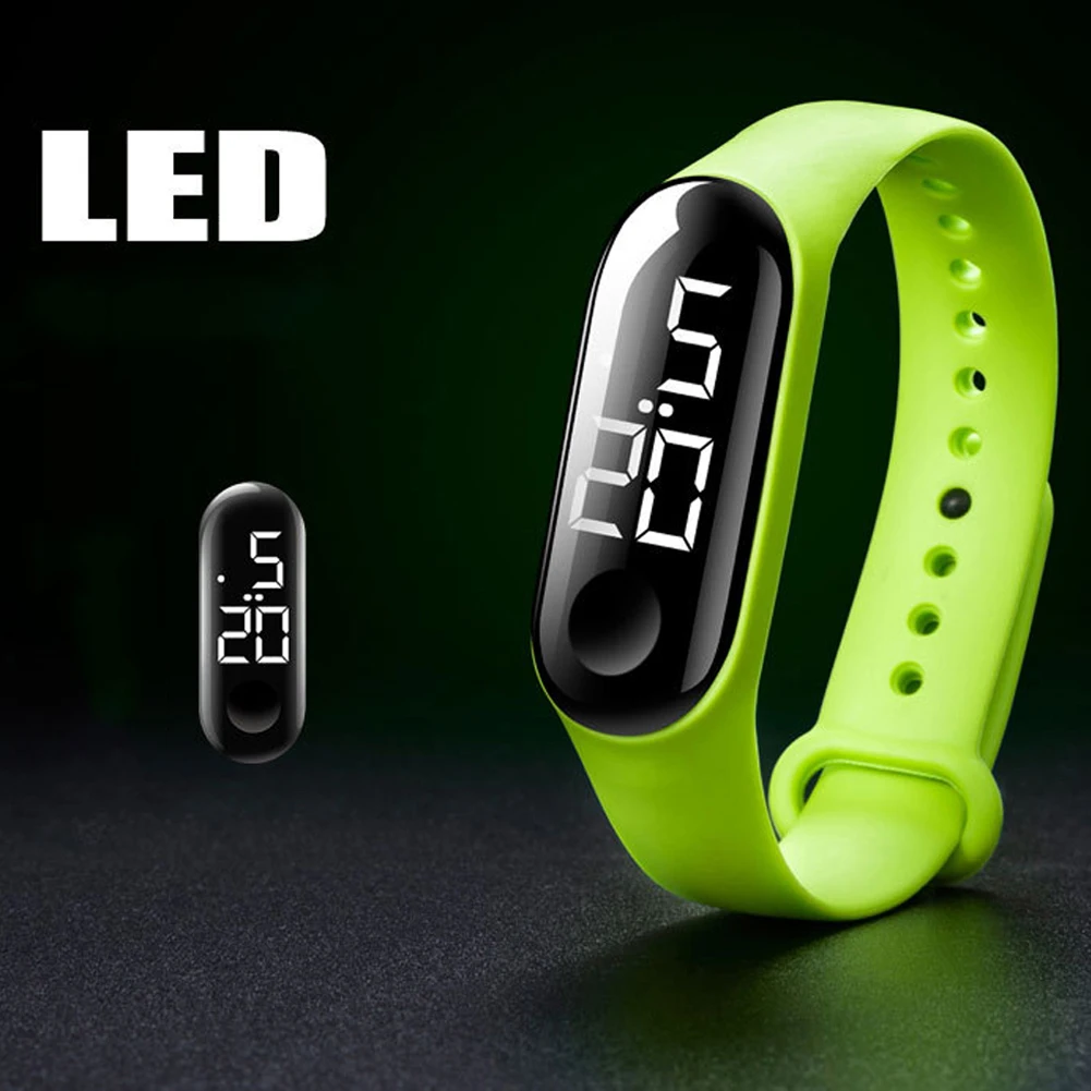 Smart Bracelet M3 Children Kids Solid Color Adjustable Strap LED Digital Electronic Wrist Watch
Smart Bracelet M3 Children Kids Solid Color Adjustable Strap LED Digital Electronic Wrist Watch