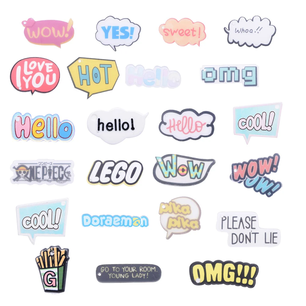 1 Pcs Hello Resin Slogan Shoe Charms Accessories Omg Shoes Decoration I Love You Sweet Bracelet Decorations Girl Birthday Gift
1 Pcs Hello Resin Slogan Shoe Charms Accessories Omg Shoes Decoration I Love You Sweet Bracelet Decorations Girl Birthday Gift