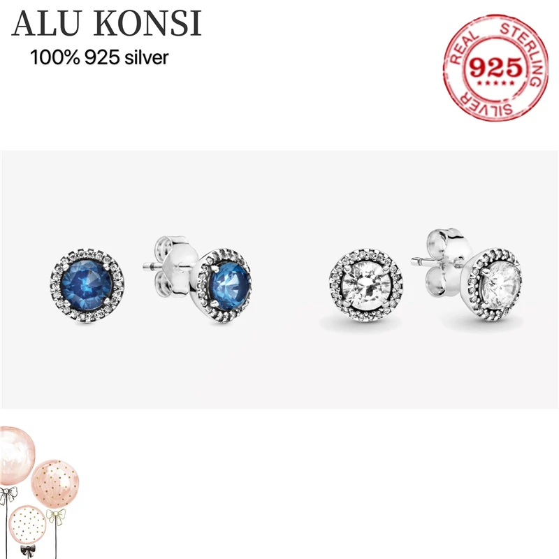 Hot Sale high quality 100% 925 Sterling Silver Fit Original pan earrings princess crystal For Women DIY Jewelry wedding gift
Hot Sale high quality 100% 925 Sterling Silver Fit Original pan earrings princess crystal For Women DIY Jewelry wedding gift