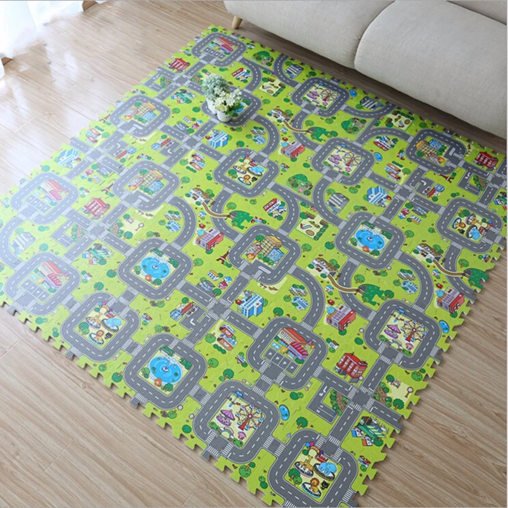 Baby Toys Rugs Developing Play Puzzle Mats Goma Eva Foam mats City Road Carpets For Children Play Mat For Children Carpet
Baby Toys Rugs Developing Play Puzzle Mats Goma Eva Foam mats City Road Carpets For Children Play Mat For Children Carpet