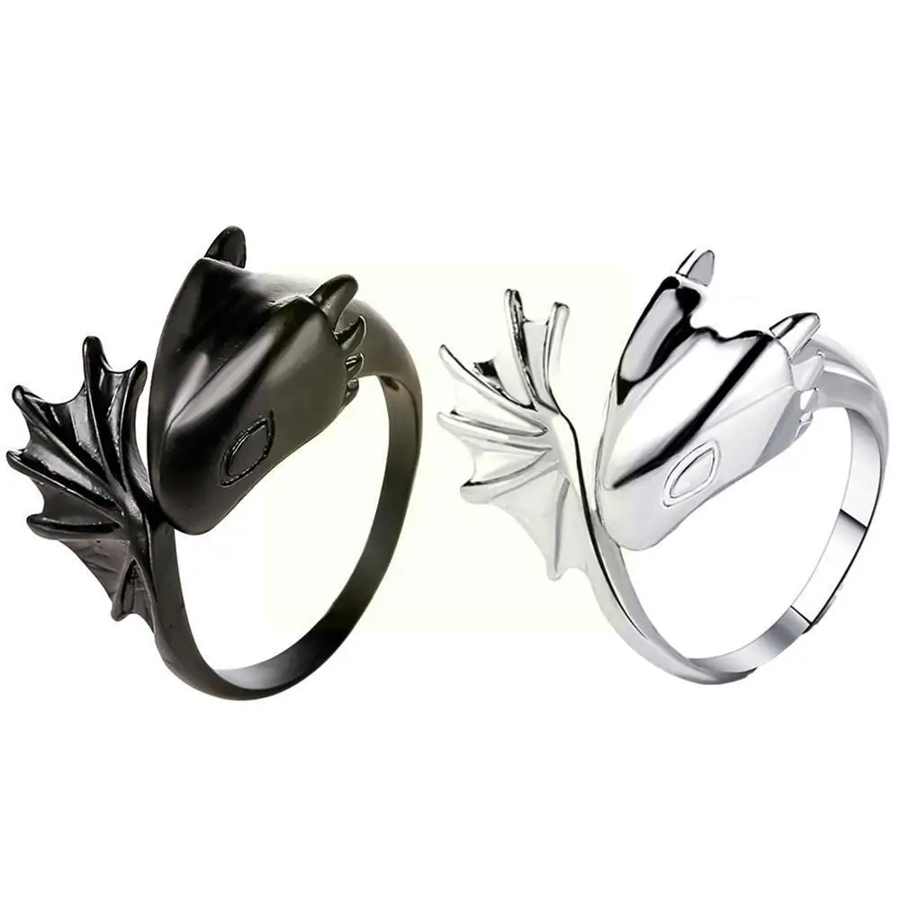 Angel Devil Ring Gothic Pterosaur Open Ring Couple Dark Couple Ring Accessories Trend Jewelry A4m0
Angel Devil Ring Gothic Pterosaur Open Ring Couple Dark Couple Ring Accessories Trend Jewelry A4m0