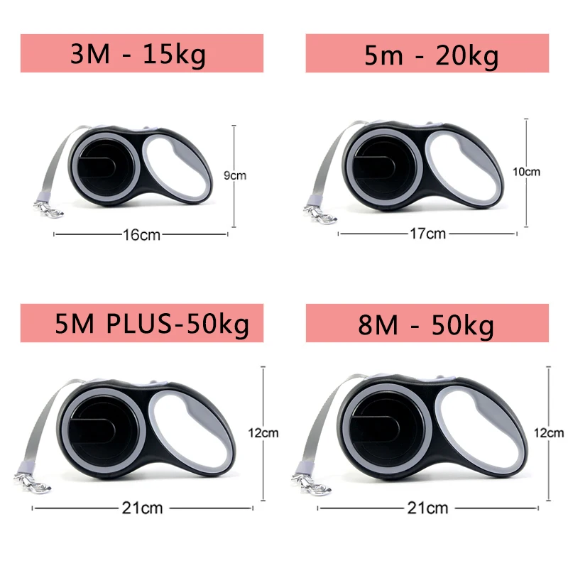 3m 5m 8m Retractable Super Strong Dog Leash For 50kg Pets Automatic Extending Long Nylon Rope For Small Large Dogs Walking Leads
3m 5m 8m Retractable Super Strong Dog Leash For 50kg Pets Automatic Extending Long Nylon Rope For Small Large Dogs Walking Leads