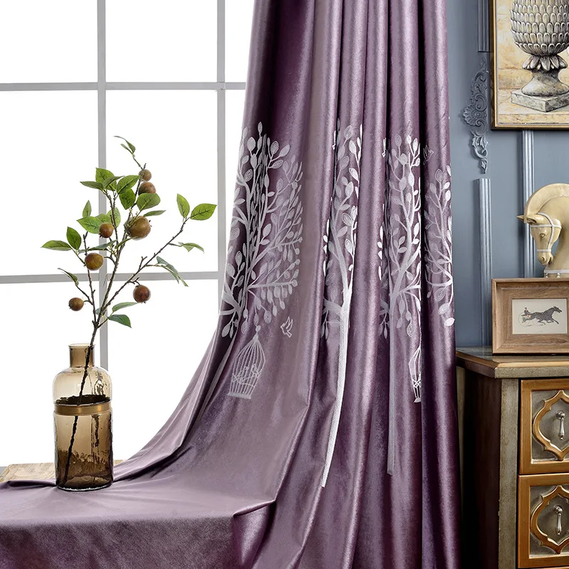 Modern and Simple Fortune Tree Velvet Curtains for Living Room Bedroom Italian Flannel Melt Thread Embroidery Curtains Custom
Modern and Simple Fortune Tree Velvet Curtains for Living Room Bedroom Italian Flannel Melt Thread Embroidery Curtains Custom