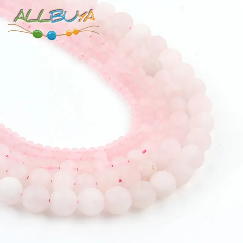 Natural Matte Stone Dull Polish Pink Quartzs Beads for Jewelry Making DIY Bracelet Accessories 4/6/8/10mm Round Minerals Beads
Natural Matte Stone Dull Polish Pink Quartzs Beads for Jewelry Making DIY Bracelet Accessories 4/6/8/10mm Round Minerals Beads
