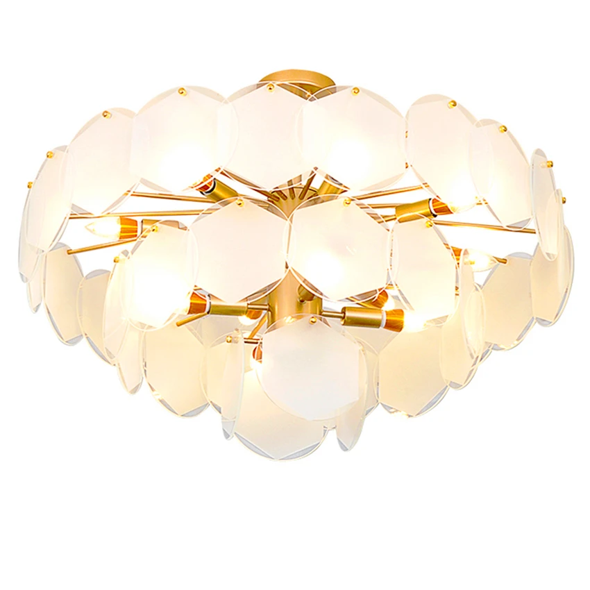 Nordic Modern Luxury Hotel Lobby Glass Sheet Pendant Lamp LED Celling Chandelier Lighting Dining Room Luminaria Light Fixtures
Nordic Modern Luxury Hotel Lobby Glass Sheet Pendant Lamp LED Celling Chandelier Lighting Dining Room Luminaria Light Fixtures
