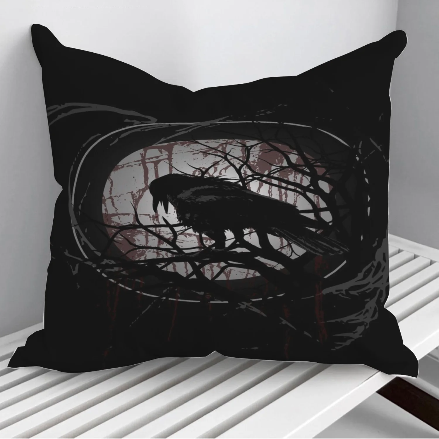 Blood Moon Raven Throw Pillows Cushion Cover On Sofa Home Decor 45*45cm 40*40cm Gift Pillowcase Cojines Dropshipping
Blood Moon Raven Throw Pillows Cushion Cover On Sofa Home Decor 45*45cm 40*40cm Gift Pillowcase Cojines Dropshipping