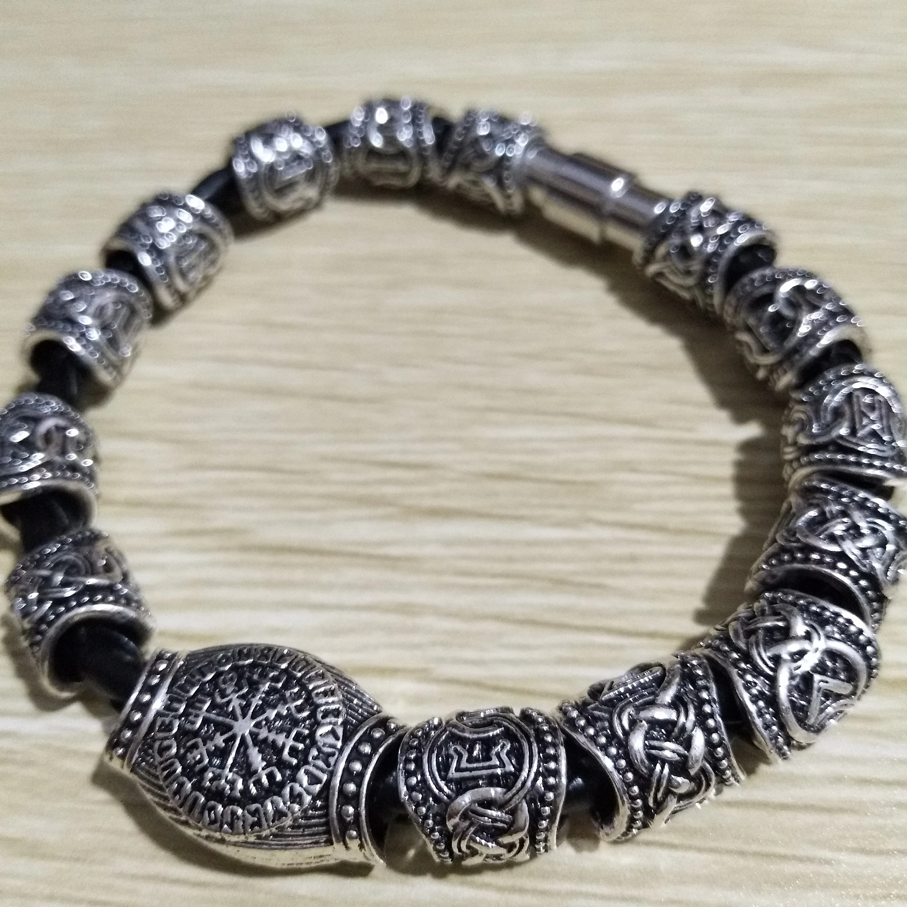 Nostalgia Vikings Accessories Runic Runes Beads Diy Jewelry Mens Womens Viking Bracelet Decoration Bangles With Charms Beads
Nostalgia Vikings Accessories Runic Runes Beads Diy Jewelry Mens Womens Viking Bracelet Decoration Bangles With Charms Beads