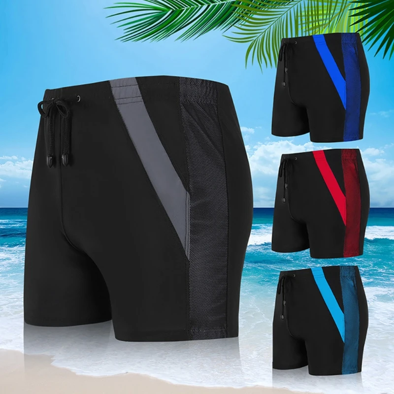 Mens Plus Size Quick Dry Swim Contrast Color Basic Loose Sports Board Shorts Stretch Drawstring Elastic Waist Swimwear
Mens Plus Size Quick Dry Swim Contrast Color Basic Loose Sports Board Shorts Stretch Drawstring Elastic Waist Swimwear
