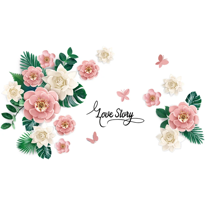 Large Watercolor Flowers Wall Stickers Warm Bedroom Living Room Wall Decals Aesthetic Romantic Vinyl Mural Art Home Decor
Large Watercolor Flowers Wall Stickers Warm Bedroom Living Room Wall Decals Aesthetic Romantic Vinyl Mural Art Home Decor