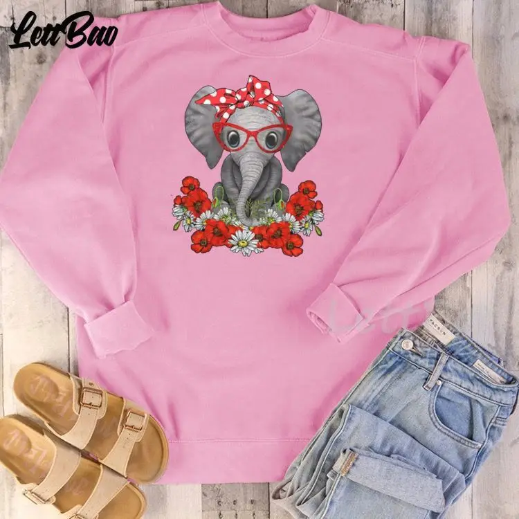 Elephant Sunflower Cute Love Autumn Fashion Aesthetic Sweatshirt Casual Long Sleeve Pullover Streetwear High Quality Printed Top
Elephant Sunflower Cute Love Autumn Fashion Aesthetic Sweatshirt Casual Long Sleeve Pullover Streetwear High Quality Printed Top