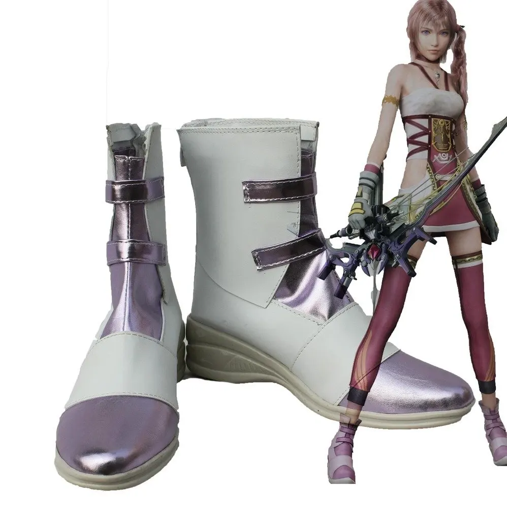 Окончательная обувь для косплея Fantasy13 FF13 Serah Farron длинные сапоги на заказ |