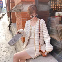 Temperament a hundred long outer knitted cardigan women's autumn 2020 new lazy wind big size solid color sweater jacket
Temperament a hundred long outer knitted cardigan women's autumn 2020 new lazy wind big size solid color sweater jacket