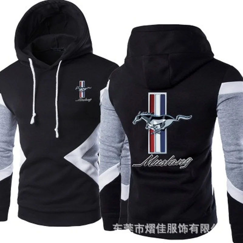 2021 New Mustang Motors Car Logo spring autumn Fashion men Pullover Sweatshirts Patchwork Casual Cotton Hoodies Men Clothing 
2021 New Mustang Motors Car Logo spring autumn Fashion men Pullover Sweatshirts Patchwork Casual Cotton Hoodies Men Clothing