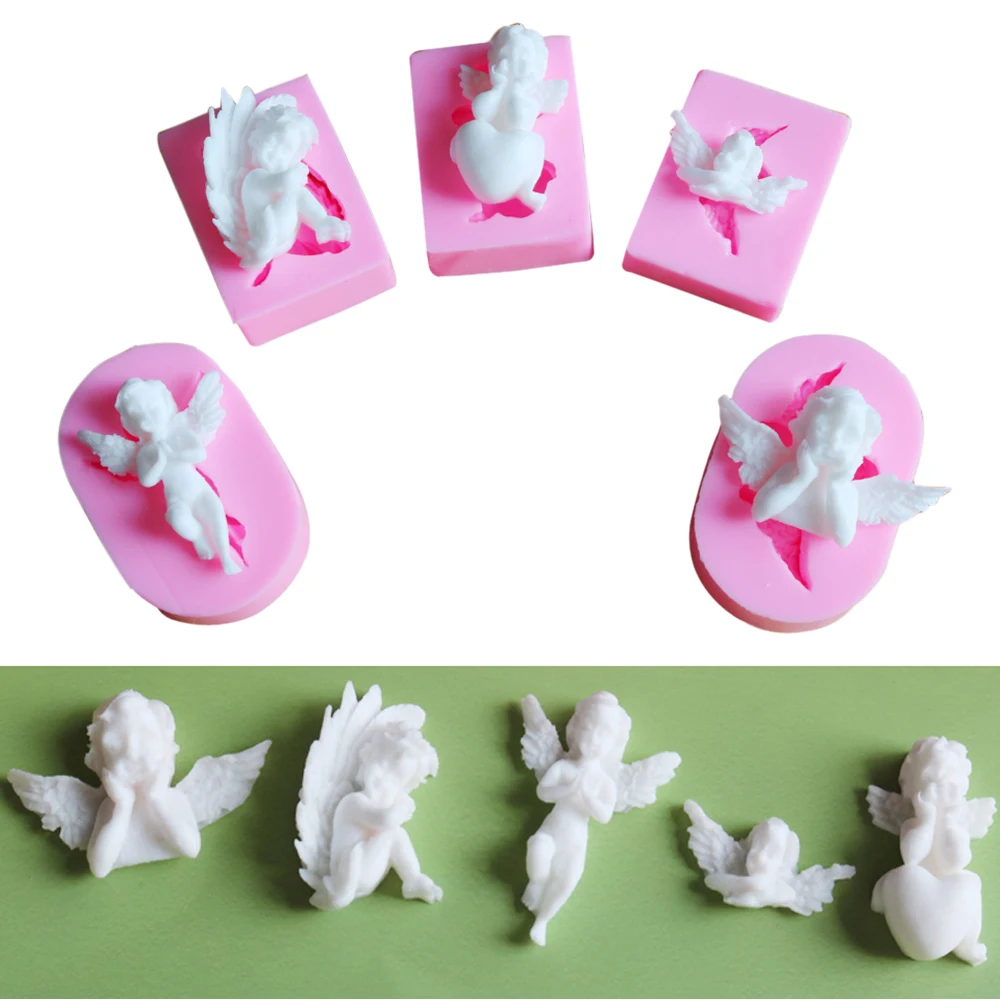 Angel Baby Silicone Mold Cake Decorating Tools Fondant Chocolate Ice Clay Fondant Sugar Candy Sugarcraft UV Epoxy Mould C388
Angel Baby Silicone Mold Cake Decorating Tools Fondant Chocolate Ice Clay Fondant Sugar Candy Sugarcraft UV Epoxy Mould C388