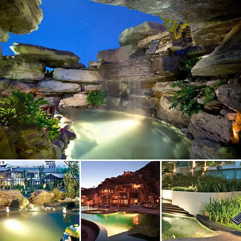 Solar Underwater Light Led Waterproof Swiming Pool Underwater Light Solar Light Amphibious Solar Projection Light
Solar Underwater Light Led Waterproof Swiming Pool Underwater Light Solar Light Amphibious Solar Projection Light