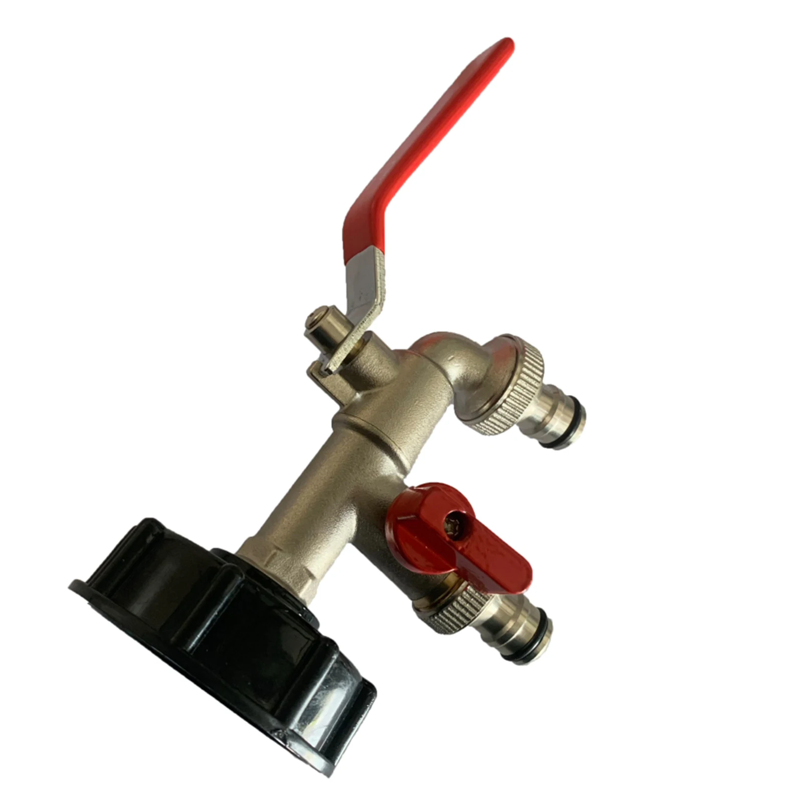 IBC Tank Adapter S60x6 1/2" Brass Valve Faucet Dual Outlet Water Storage Tank Accessories
IBC Tank Adapter S60x6 1/2" Brass Valve Faucet Dual Outlet Water Storage Tank Accessories