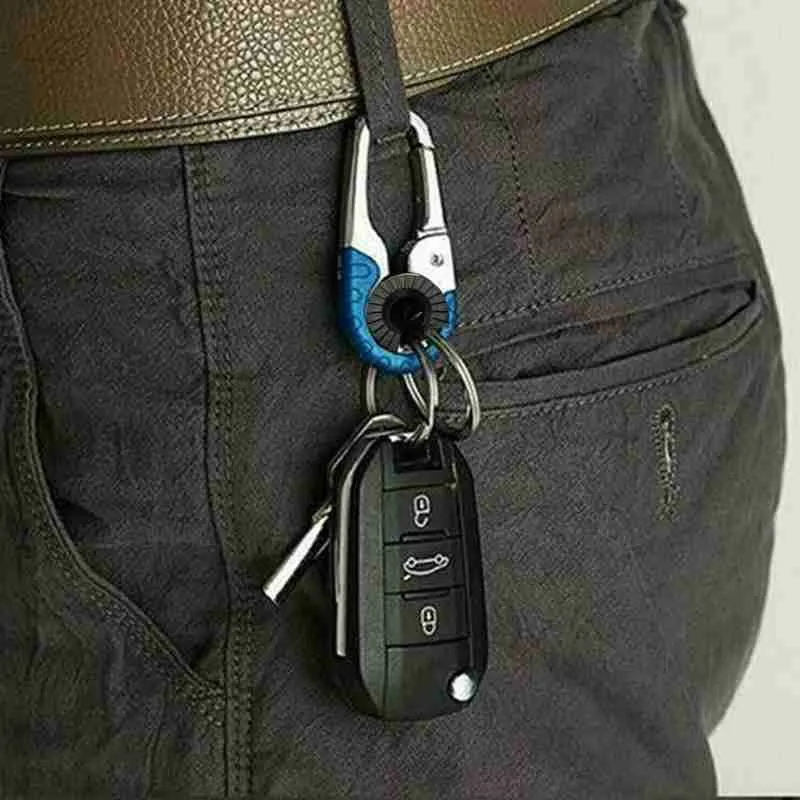 Outdoor Mountaineering Waist Buckle Durable Metal Hook Tools And Head Keychain Ring Round Male Mountaineering Car Female Do
Outdoor Mountaineering Waist Buckle Durable Metal Hook Tools And Head Keychain Ring Round Male Mountaineering Car Female Do