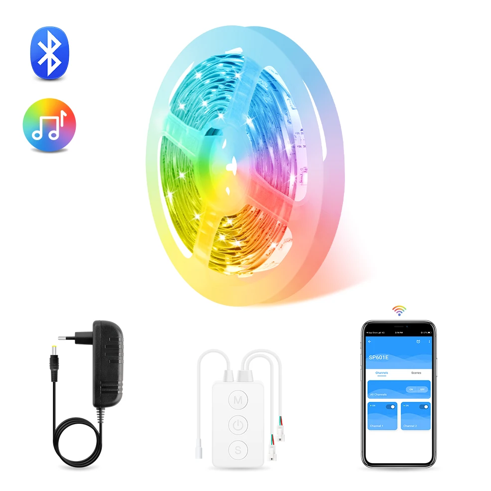 LED Strip Lights RGBIC App Bluetooth Control, Dreamcolor Music Sync Led Lights for Room, Bedroom,Kitchen,Christmas Decor
LED Strip Lights RGBIC App Bluetooth Control, Dreamcolor Music Sync Led Lights for Room, Bedroom,Kitchen,Christmas Decor