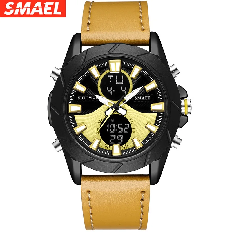 Multifunctional Sports Watch Calendar Digital Double Display Leather Outdoor Waterproof Fashion Men and Women Student gift
Multifunctional Sports Watch Calendar Digital Double Display Leather Outdoor Waterproof Fashion Men and Women Student gift
