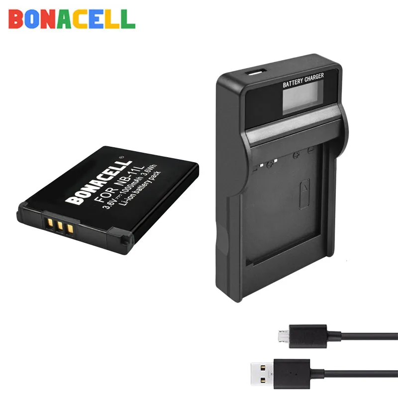 Bonacell NB 11L батарея + ЖК зарядное устройство для Canon PowerShot ELPH 110 HS A2300 A2500 A3500 IS 140 150 34