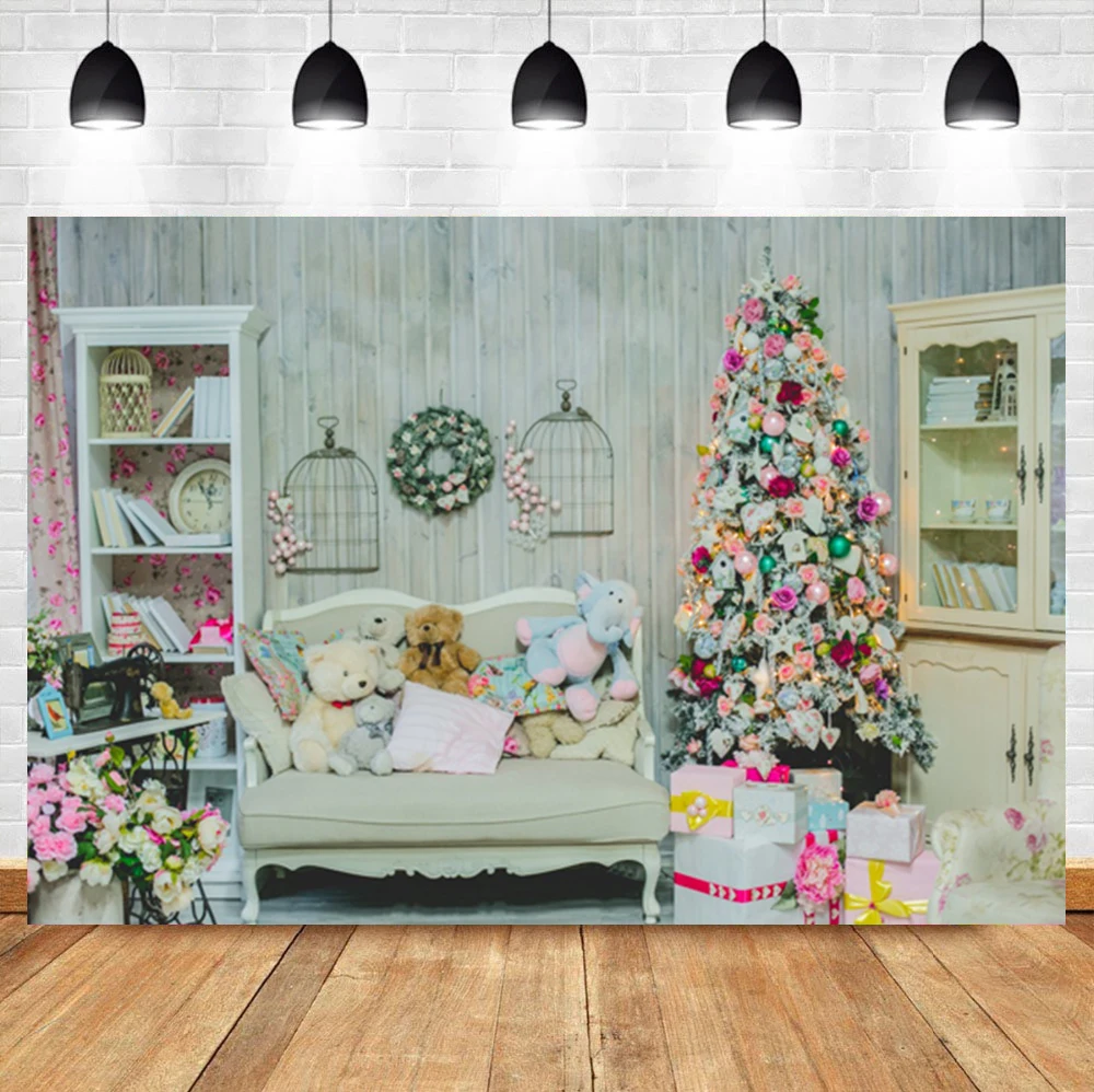 Laeacco Christmas Tree Cartoon Doll Gift Baby Birthday Portrait Photography Backdrop Photographic Photo Background
Laeacco Christmas Tree Cartoon Doll Gift Baby Birthday Portrait Photography Backdrop Photographic Photo Background