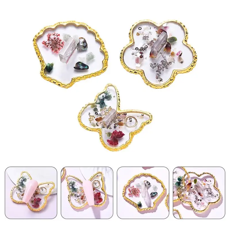 3Pcs Fashion Durable Color Mixing Plates Manicure Pallets for Nail Salon Nail Art
3Pcs Fashion Durable Color Mixing Plates Manicure Pallets for Nail Salon Nail Art