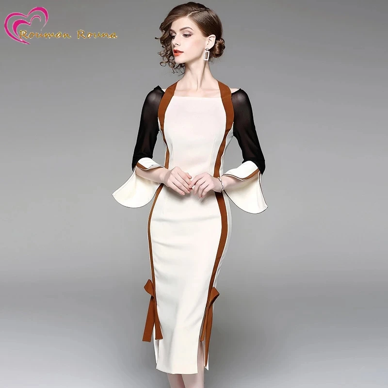 Spring 2020 new style dress with flared sleeves and a style of celebrity
Spring 2020 new style dress with flared sleeves and a style of celebrity