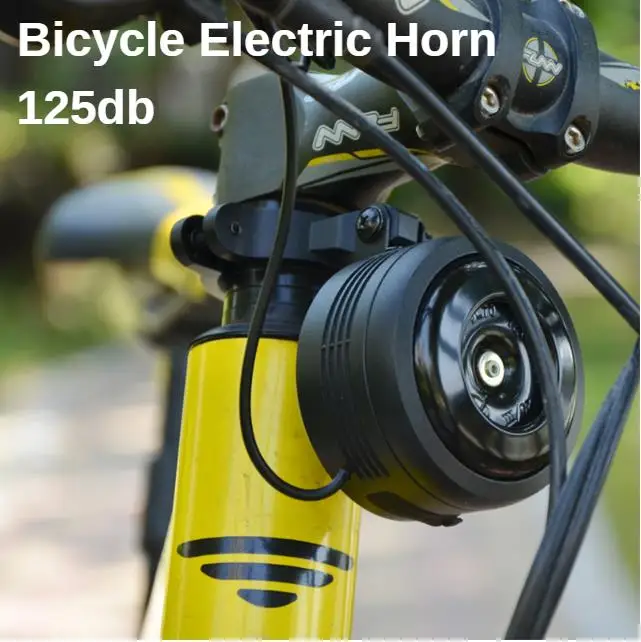 

125db USB Charge Bicycle Electric Bell Cycle Motorcycle Scooter Trumpet Horn Optional Anti-theft alarm Siren & Remote Control