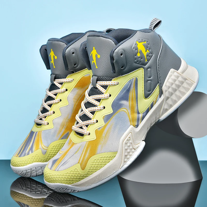 High Top Basketball Shoes Men's Cushioning Light Basketball Sneakers Men Athletic Zapatos Hombre Breathable Outdoor Sports Shoes
High Top Basketball Shoes Men's Cushioning Light Basketball Sneakers Men Athletic Zapatos Hombre Breathable Outdoor Sports Shoes