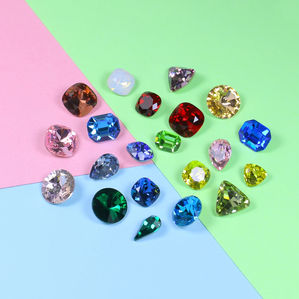 Random Mix Color Glass Crystal Rhinestone Strass Pointback Nail Art Decorations Crystal Nail Rhinestone Applique for Needlework
Random Mix Color Glass Crystal Rhinestone Strass Pointback Nail Art Decorations Crystal Nail Rhinestone Applique for Needlework
