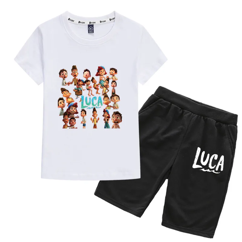 Baby Boy Luca Print Cotton T-shirt+shorts 2pcs Sets New Summer Cartoon Clothes Suit Toddler Girl Clothing Teen Casual Sportswear
Baby Boy Luca Print Cotton T-shirt+shorts 2pcs Sets New Summer Cartoon Clothes Suit Toddler Girl Clothing Teen Casual Sportswear