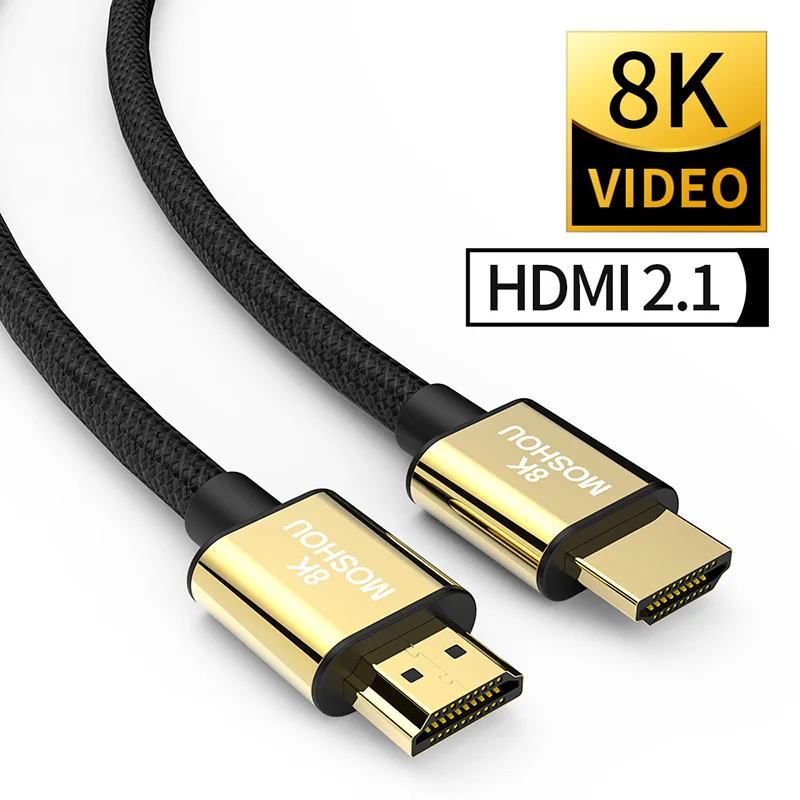 HDMI 2 1 кабель 8K 60Hz 4K 120Hz 48 Гбит/с ARC HDR видео шнур высокой четкости для усилителя ТВ PS4