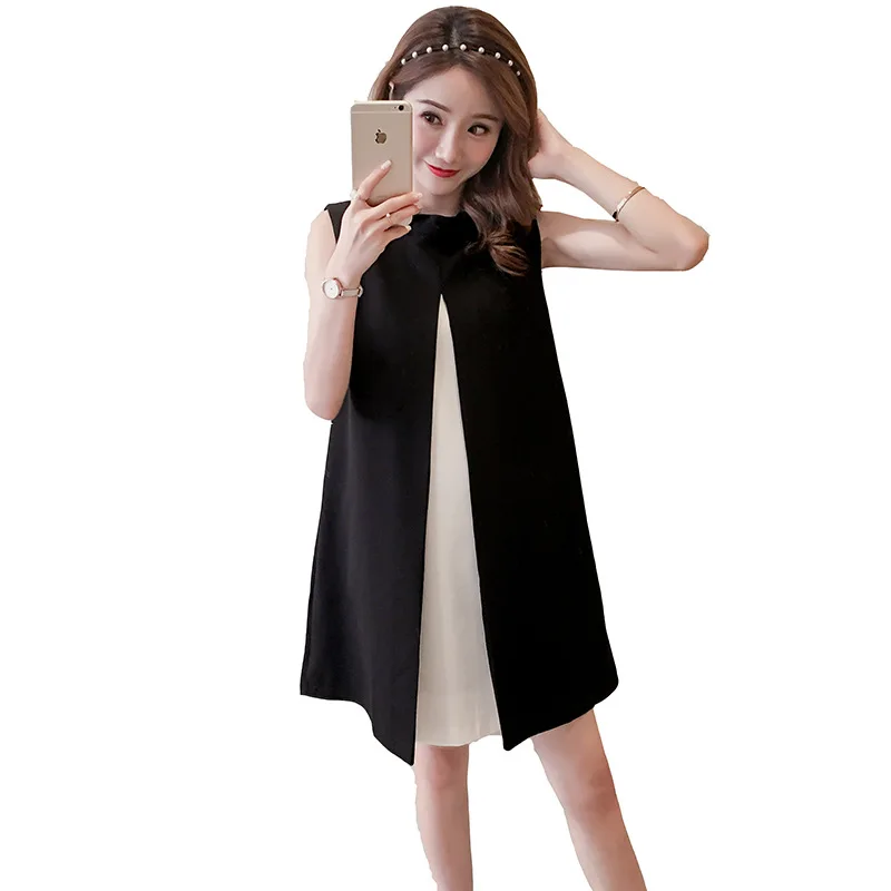Pregnant WOMEN'S Black Dress Summer New Classic Black And White + Bow Playful Pregnant WOMEN'S Dress
Pregnant WOMEN'S Black Dress Summer New Classic Black And White + Bow Playful Pregnant WOMEN'S Dress