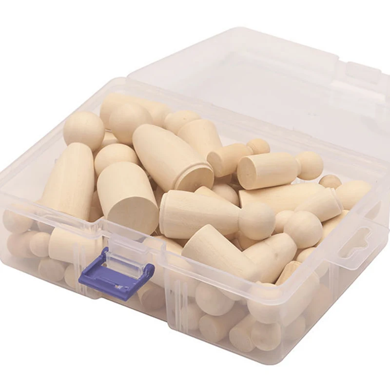 50pcs 35mm/43mm/55mm/65mm Unfinished Wooden DIY Color Painting Peg Dolls Male & Female Doll Bodies Decorations
50pcs 35mm/43mm/55mm/65mm Unfinished Wooden DIY Color Painting Peg Dolls Male & Female Doll Bodies Decorations