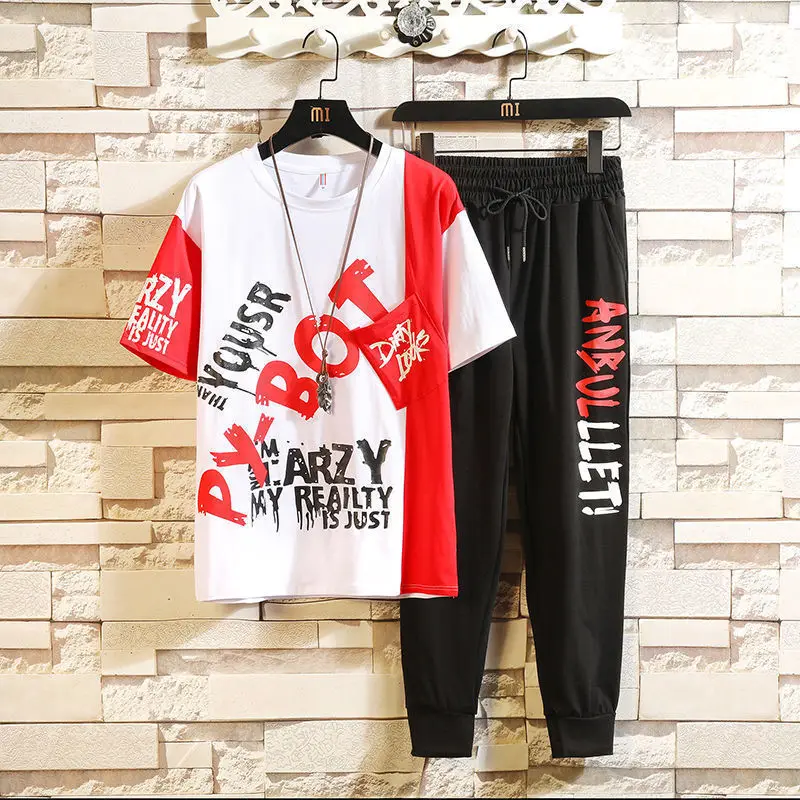 2021 spring and summer men's large size Korean fashion handsome young students t-shirt loose suit
2021 spring and summer men's large size Korean fashion handsome young students t-shirt loose suit