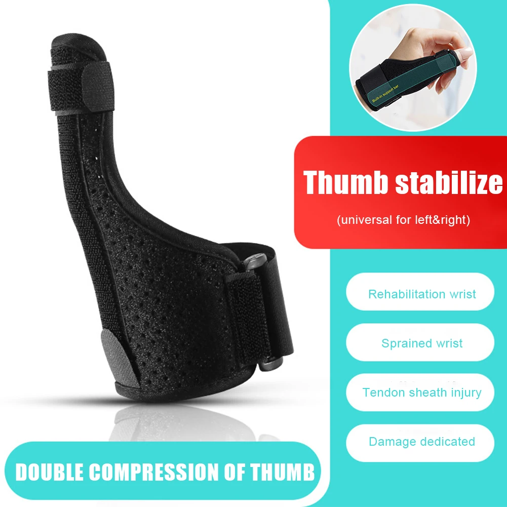 Thumb Stabilizer with Metal Bone Breathable Finger Holder Protector Compression and Support Thumb Brace Adjustable Fast Delivery
Thumb Stabilizer with Metal Bone Breathable Finger Holder Protector Compression and Support Thumb Brace Adjustable Fast Delivery