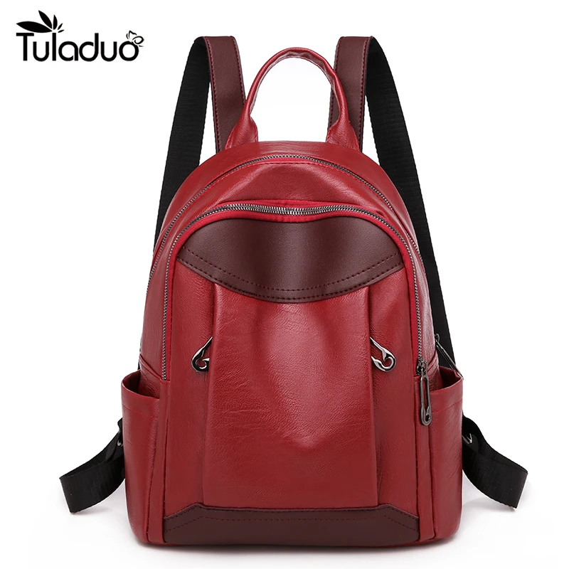 Women's Backpack for 2020 Waterproof Style Simple Backpack Women PU Leather Fashion Retro College Bag Red
Women's Backpack for 2020 Waterproof Style Simple Backpack Women PU Leather Fashion Retro College Bag Red