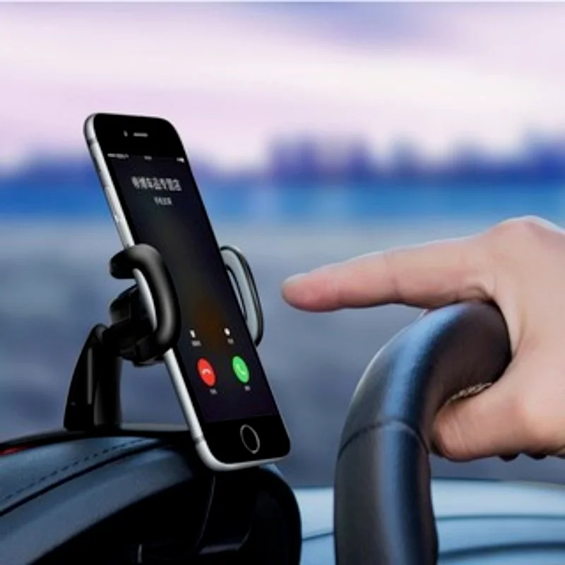 Автомобильный держатель для телефона на приборную панель с поворотом 360 градусов